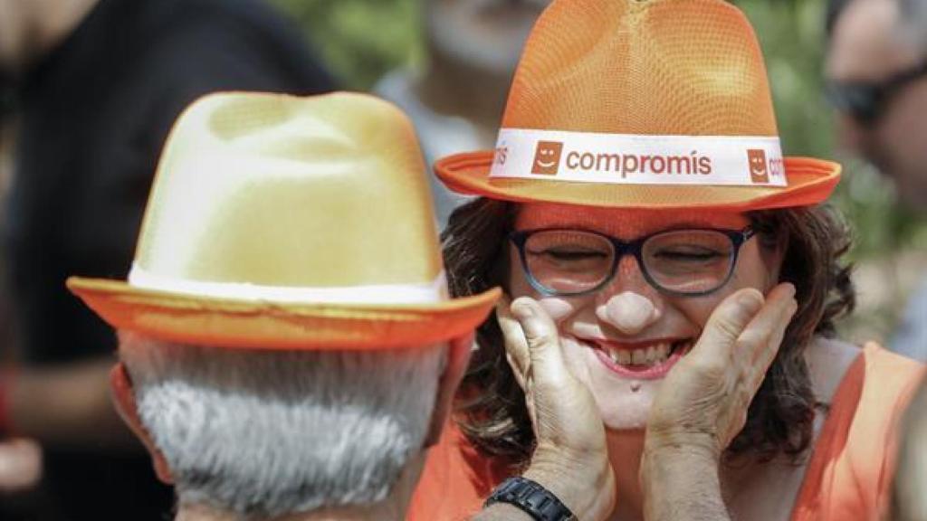 Oltra, durante el acto.