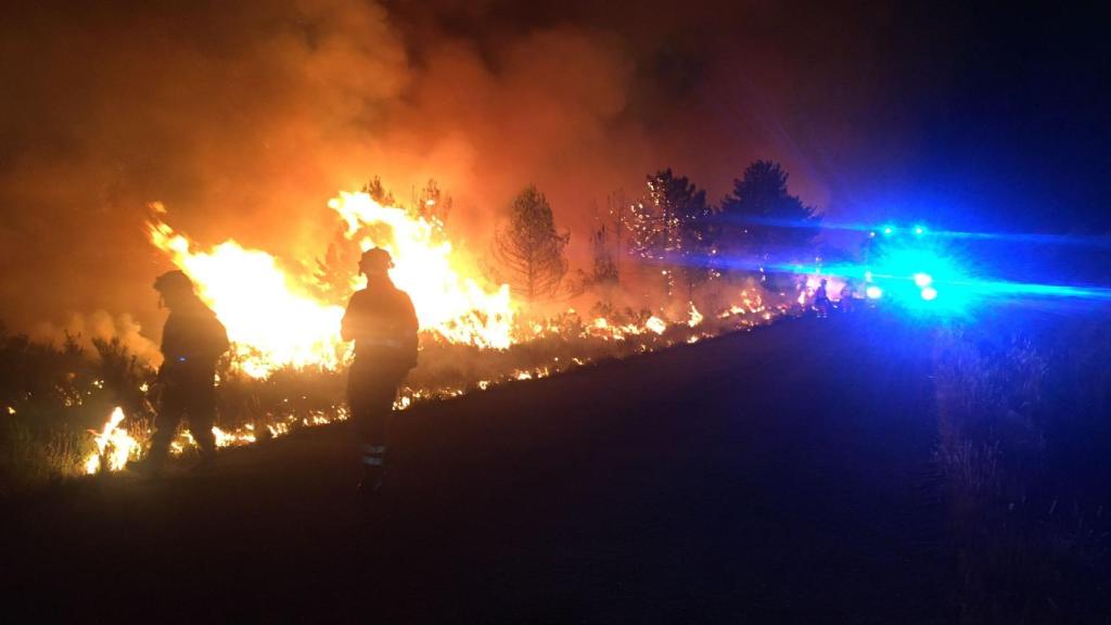 Incendio en la Sierra de la Culebra (Zamora)