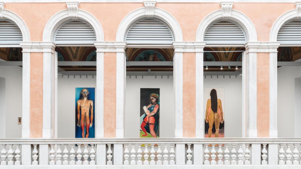 Vista de la exposición de Marlene Dumas en el Palazzo Grassi. Foto: Marco Cappelletti y Filippo Rossi. © Palazzo Grassi © Marlene Duma