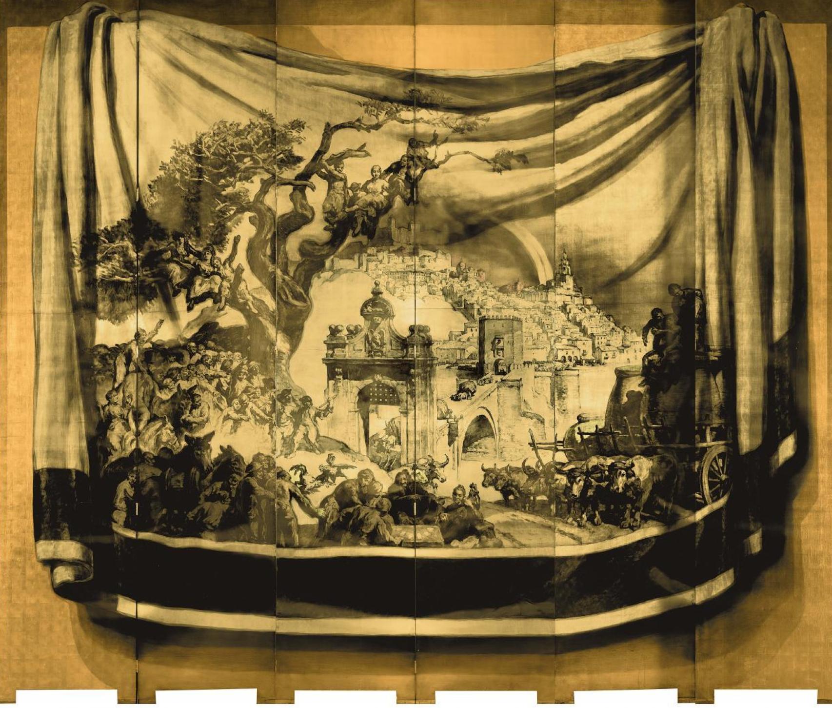 Biombo de la serie 'Evocaciones españolas', 1942, de Josep M. Sert