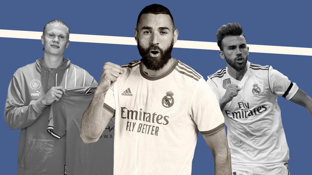 Benzema, Haaland y Borja Mayoral