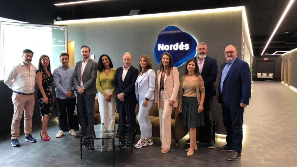 La Junta Directiva del Nordés Club Empresarial de A Coruña.