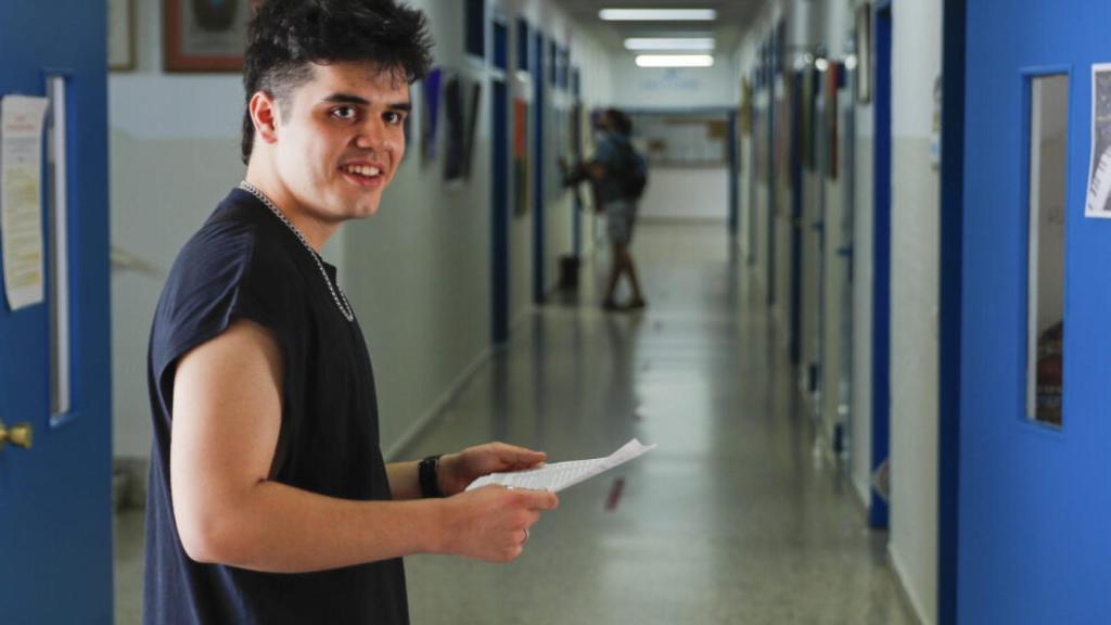 Gabriel Plaza, el alumno con mejor nota en Selectividad en Madrid
