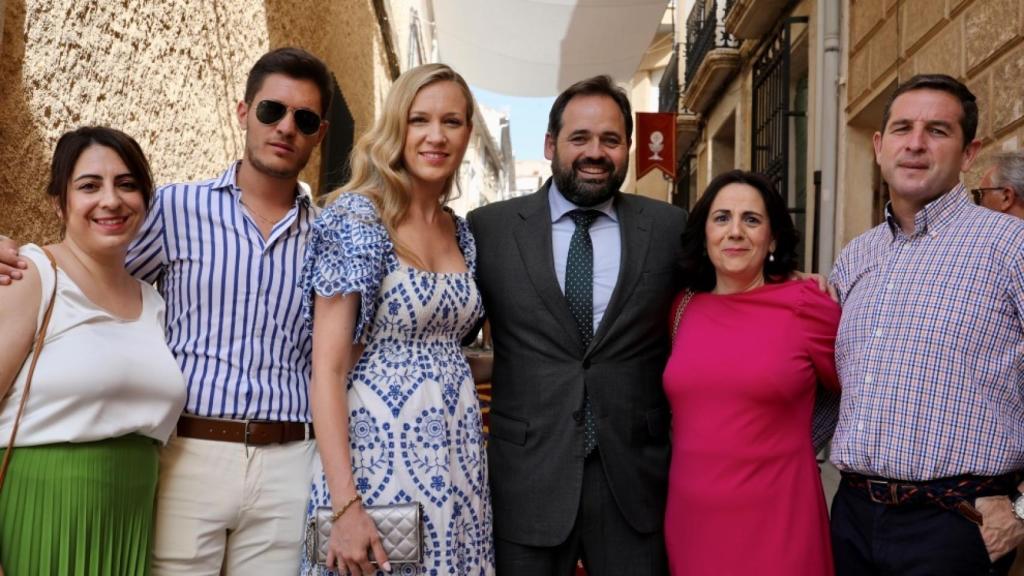 Paco Núñez este domingo en Elche de la Sierra.