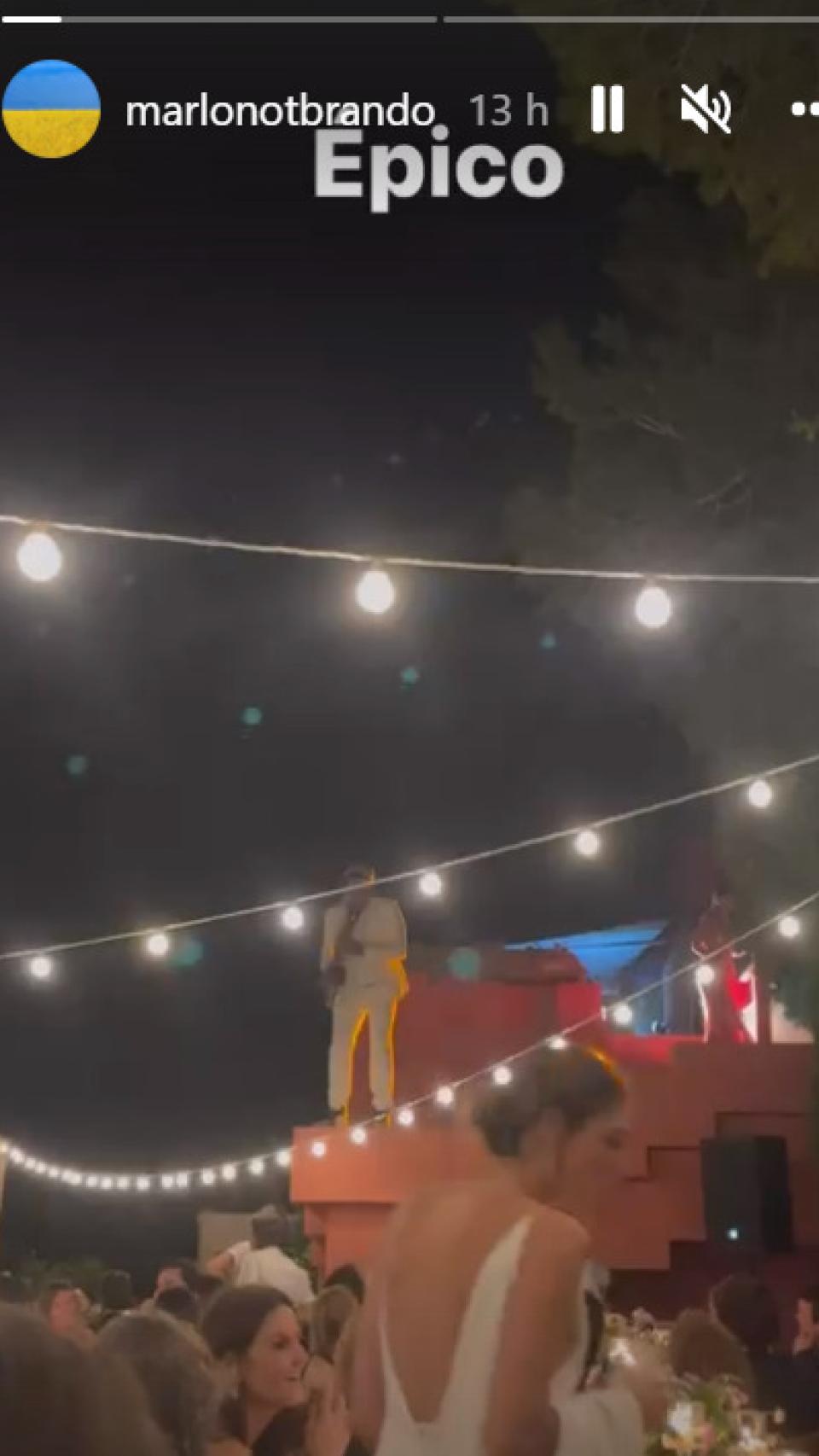 Andrea Navarro el día de su boda, en una imagen compartida en las rede sociales.