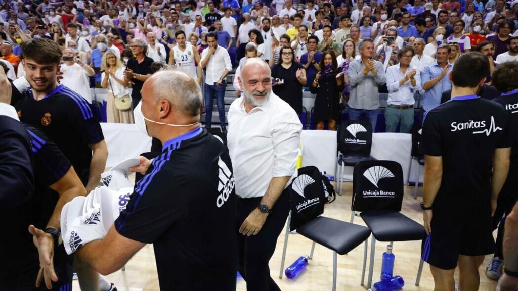 La emoción de Pablo Laso.