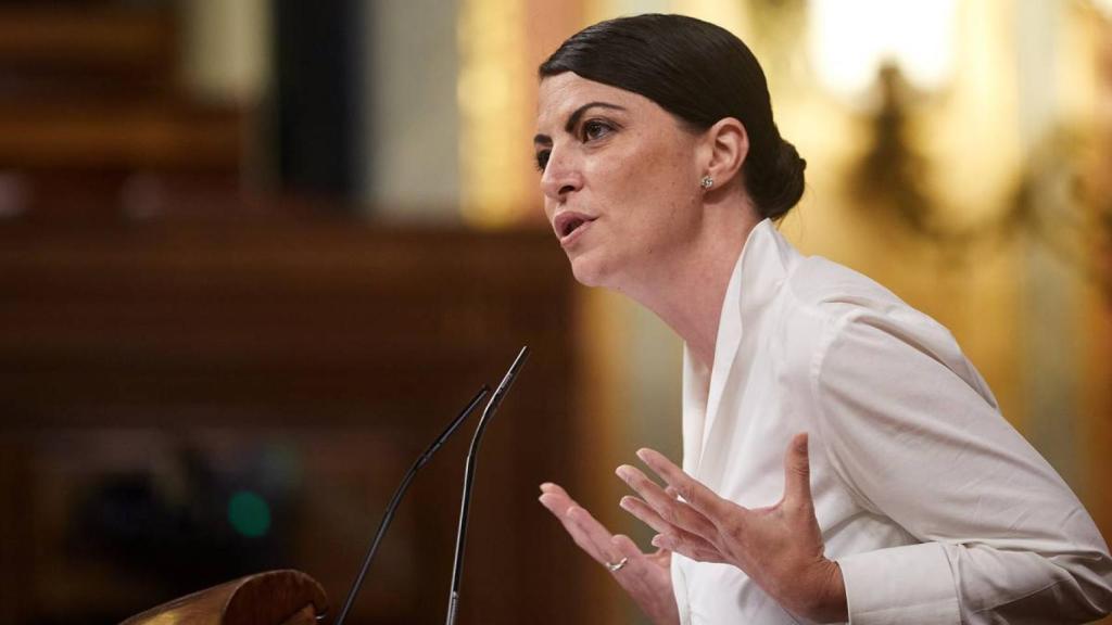 Macarena Olona en el Congreso de los Diputados.