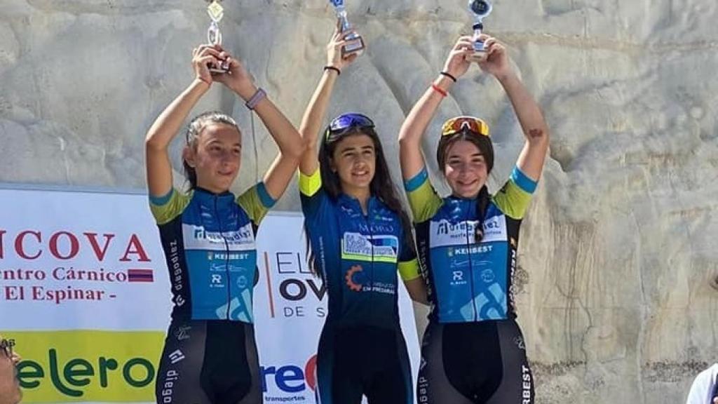 Pódium de Carla Domínguez en Segovia