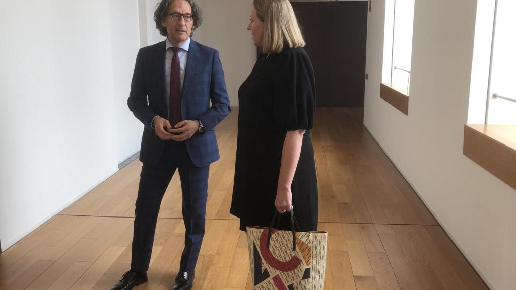 Encuentro entre la consejera de Familia, Isabel Blanco, y el Fiscal Superior de Castilla y León