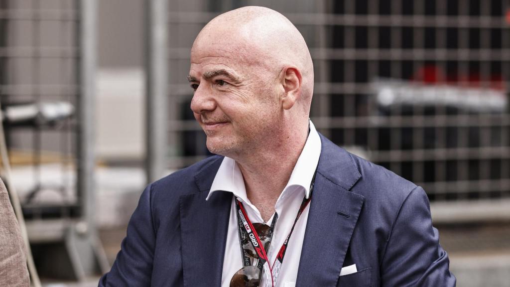 Gianni infantino, en el Gran Premio de Mónaco.