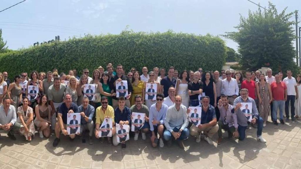 Comida con concejales de Cs celebrada el pasado domingo en Alicante.