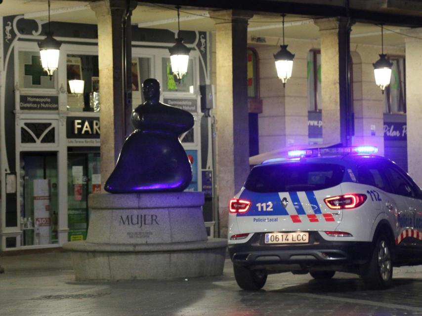 Imagen de archivo de un vehículo de la Policía Local de Palencia.