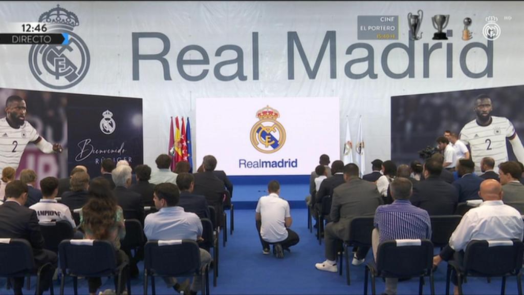 Acto de presentación de Antonio Rüdiger