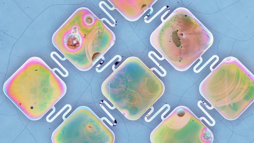 Así son las células solares para los marcapasos.