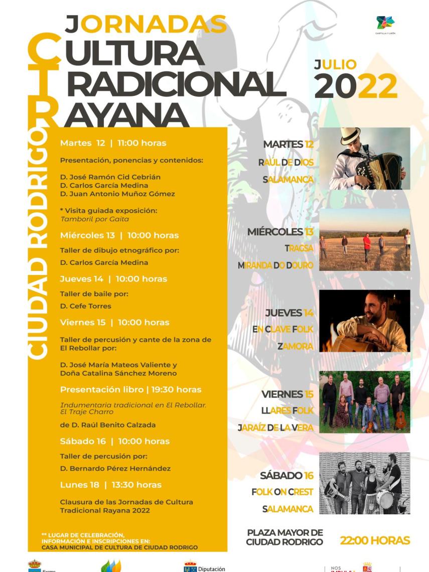 Jornadas Cultura Tradicional Rayana 2022 Cartel