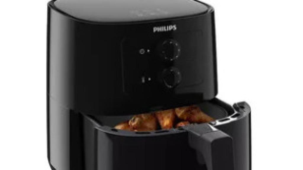 Freidora sin aceite que vende Alcampo de marca Phillips.