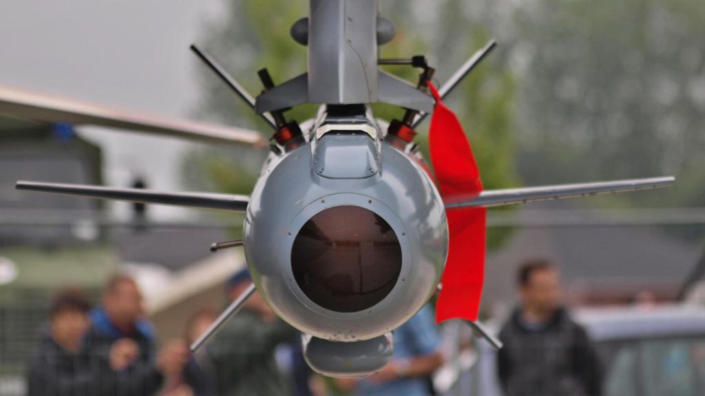 Un misil Dalilah visto de frente