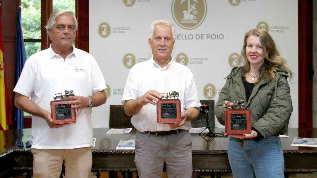 Rolando Andrea, Luciano Sobral y Marga Caldas durante la presentación del evento náutico.