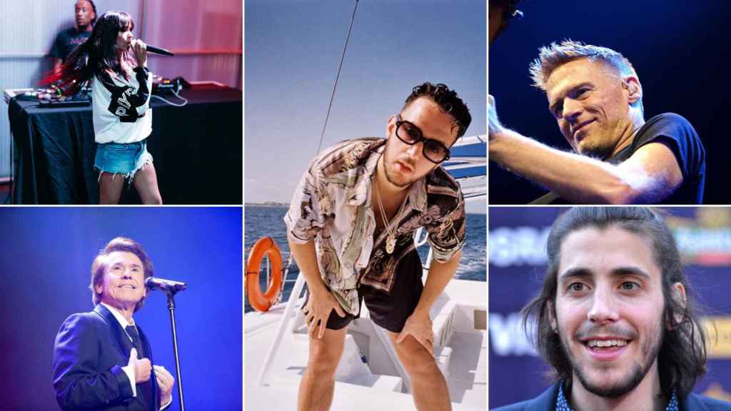 Algunos de los artistas que podrás ver en directo este verano en Vigo.