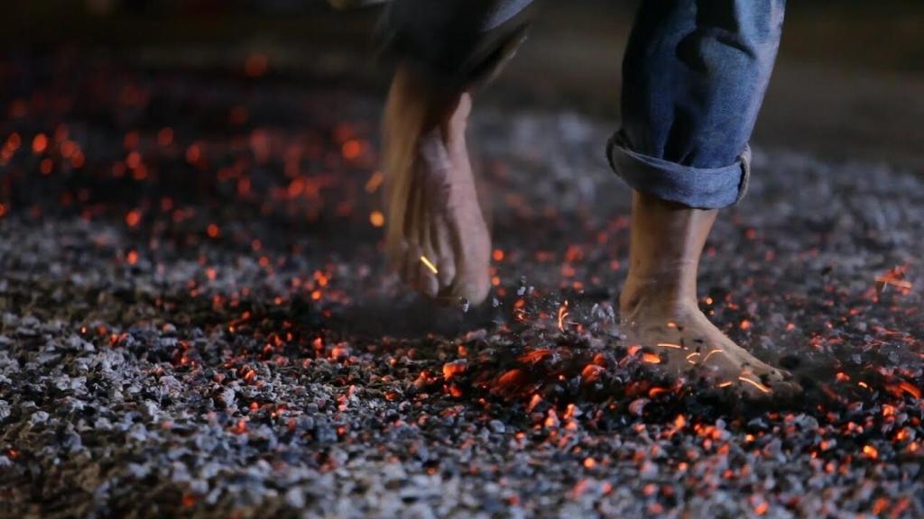 El paso del fuego en San Pedro Manrique (Soria)./ Foto Youtube