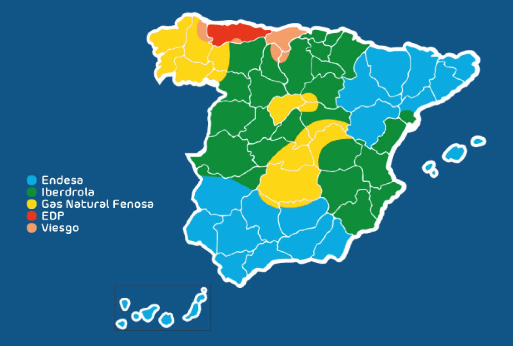 Mapa de distribuidoras