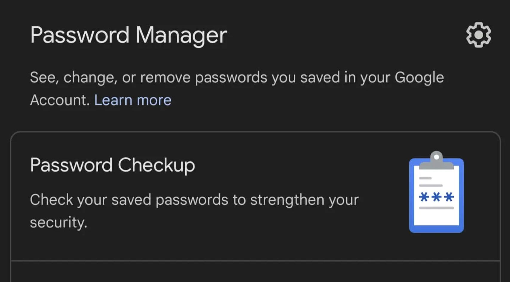 Gestor de contraseñas de Android en Chrome