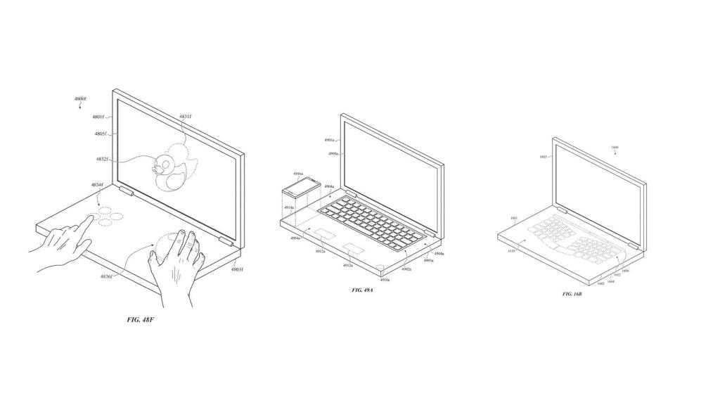 Imágenes de la patente de Apple.