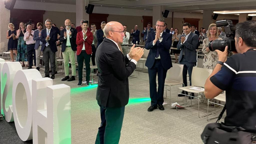 Despedida de Toni Mayor en la asamblea anual de Hosbec, la semana pasada.