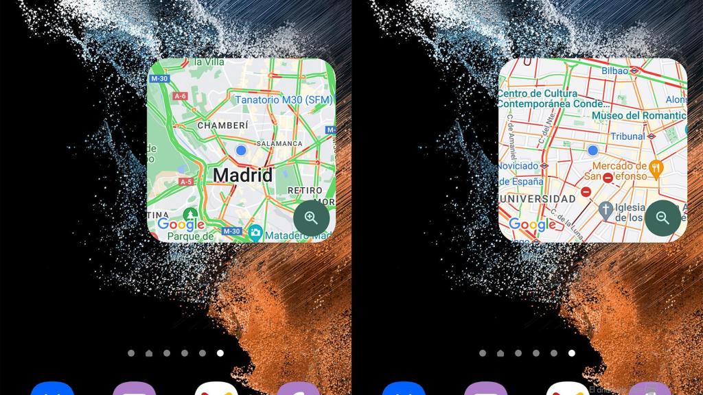 Nuevo widget de tráfico cercano
