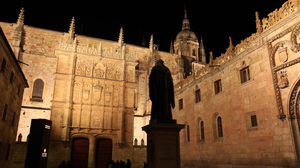 Vista general del Patio de Escuelas de la Universidad de Salamanca.