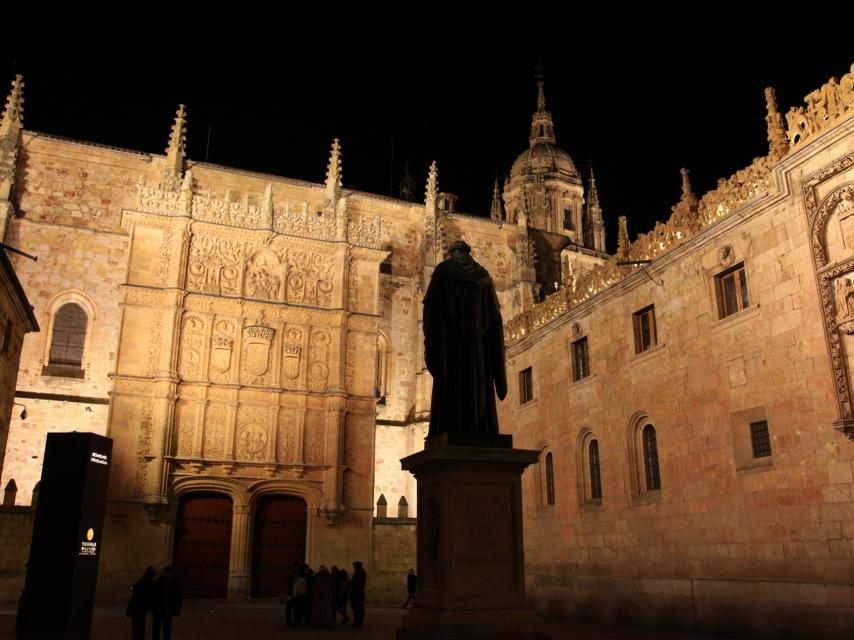 Vista general del Patio de Escuelas de la Universidad de Salamanca.