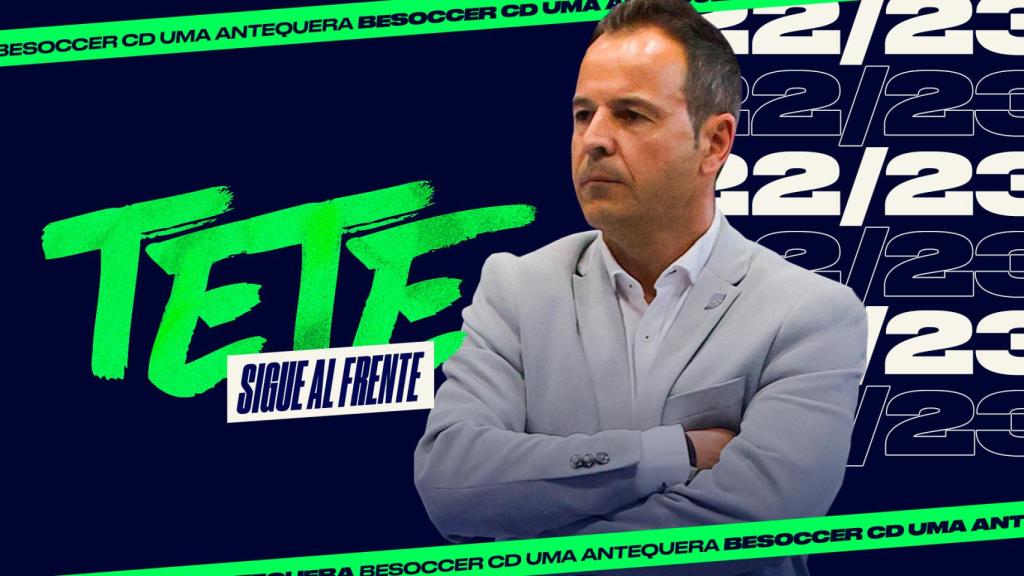 Tete seguirá al frente del BeSoccer UMA Antequera