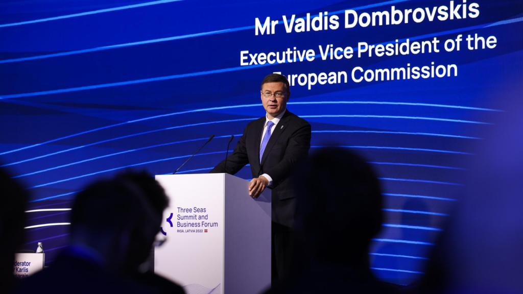 Valdis Dombrovskis, vicepresidente de la Comisión Europea.
