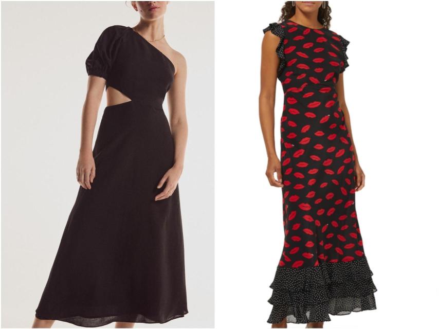 Los dos vestidos negros con los que Carmen Lomana triunfa.