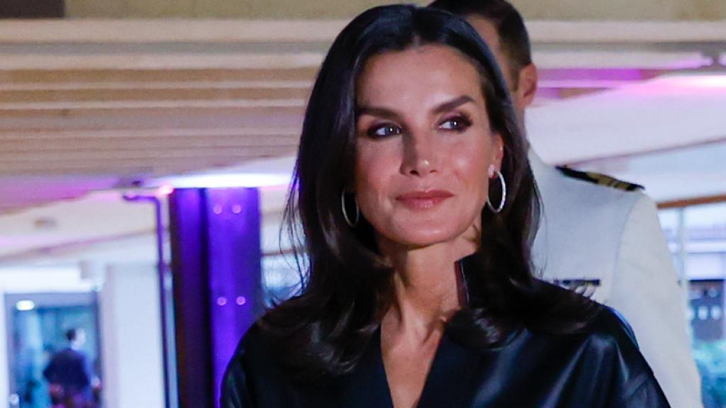 La reina Letizia a su llegada a los Premios Retina ECO este jueves 23 de junio de 2022.