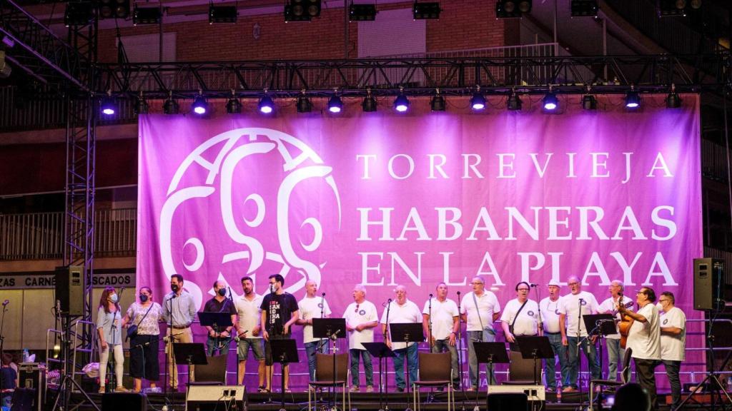 Las corales internacionales regresan a Torrevieja tras el parón por la pandemia, en la imagen la edición reducida de 2021.