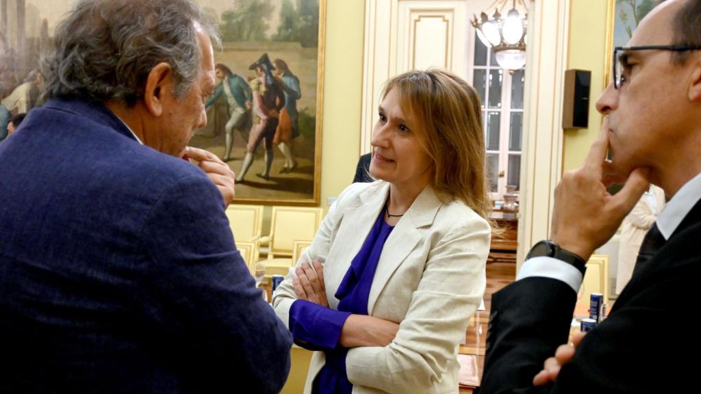 La consejera de Educación, Rocío Lucas, en Madrid