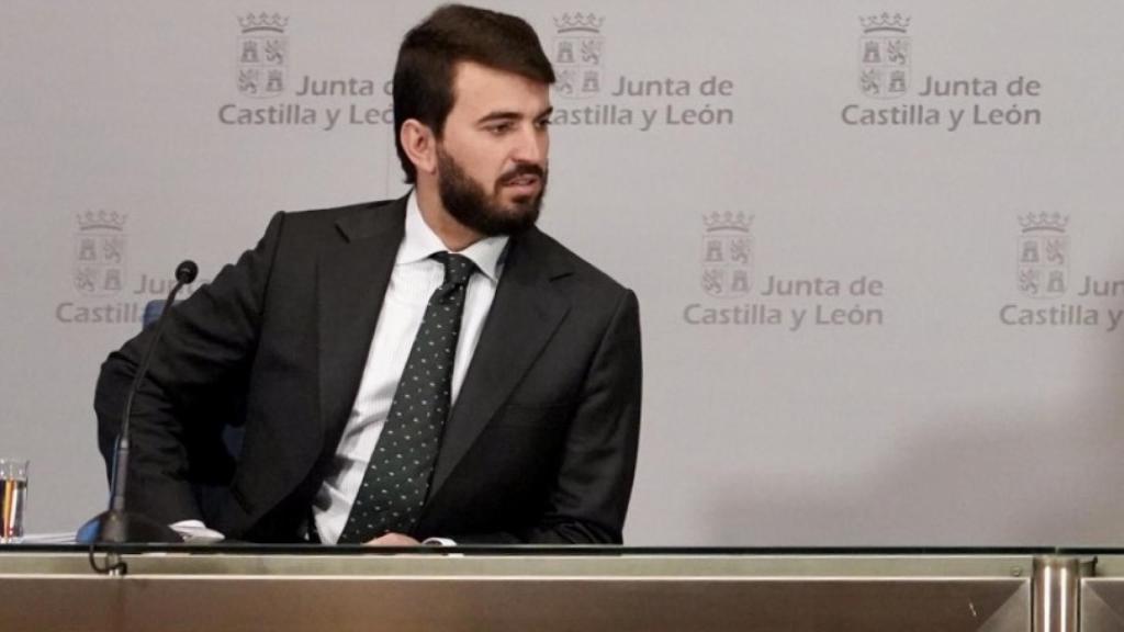 Juan García-Gallardo en el Consejo de Gobierno de este jueves.