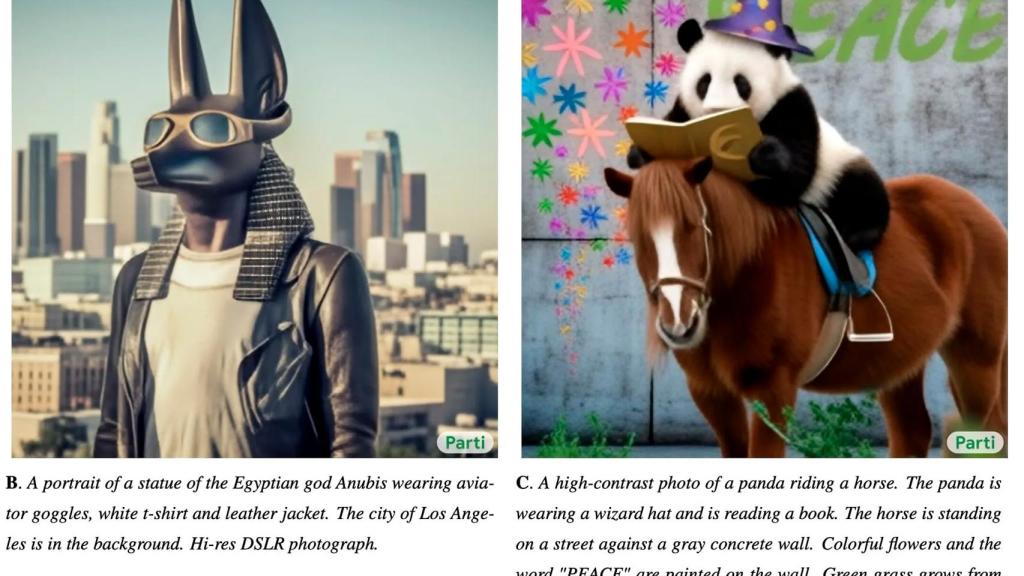 Así se generan imágenes en Parti