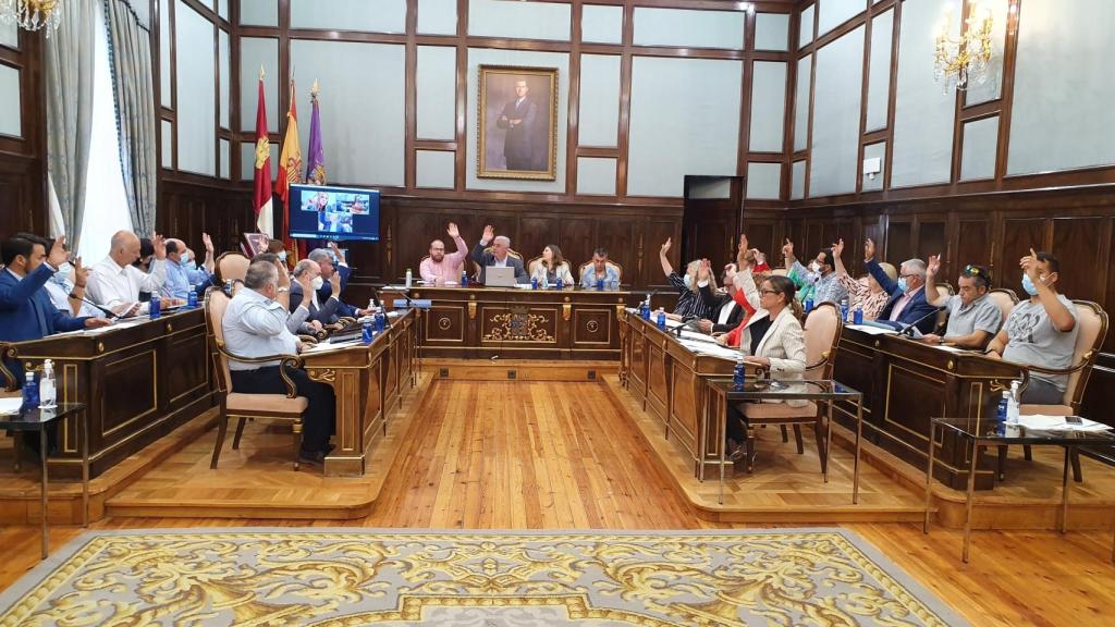 Pleno de la Diputación de Guadalajara.