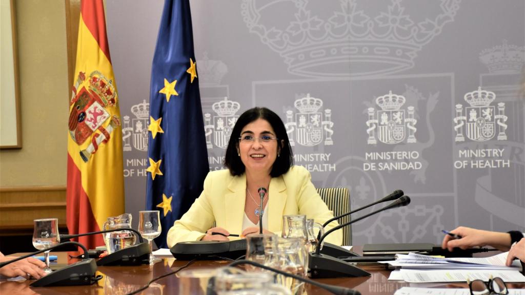 Carolina Darias en el Consejo Interterritorial del Sistema Nacional de Salud del pasado miércoles 22 de junio.