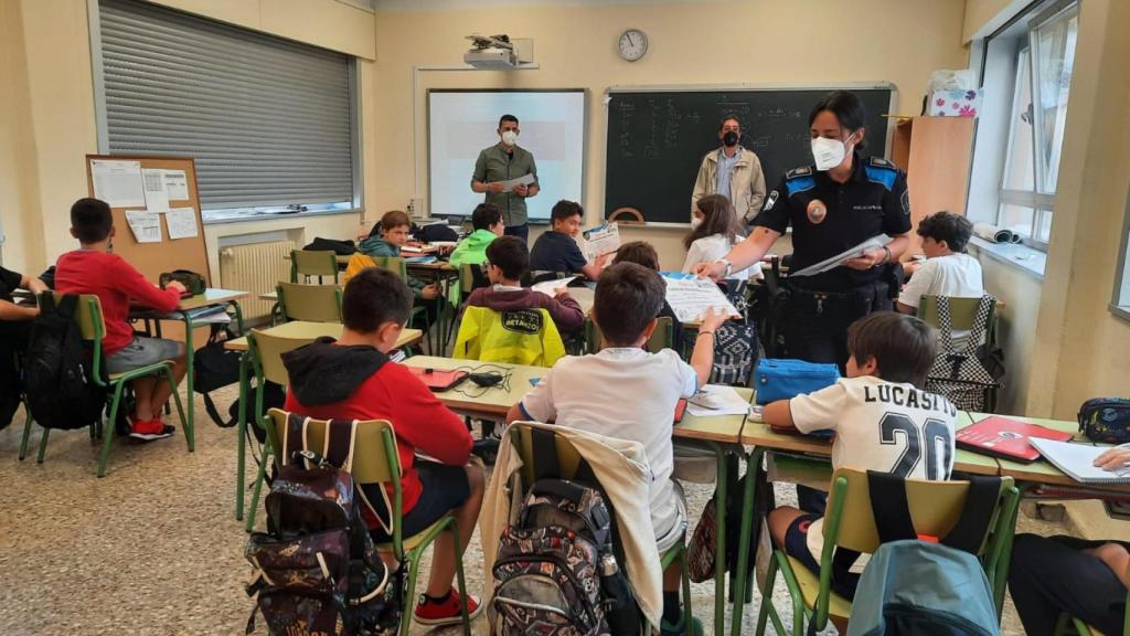 400 escolares de Betanzos (A Coruña) participan en una nueva campaña de educación vial