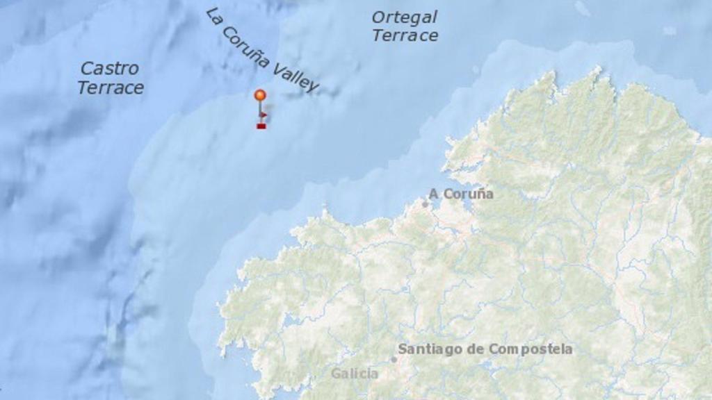 Zona en la que ha sido auxiliado el velero holandés.