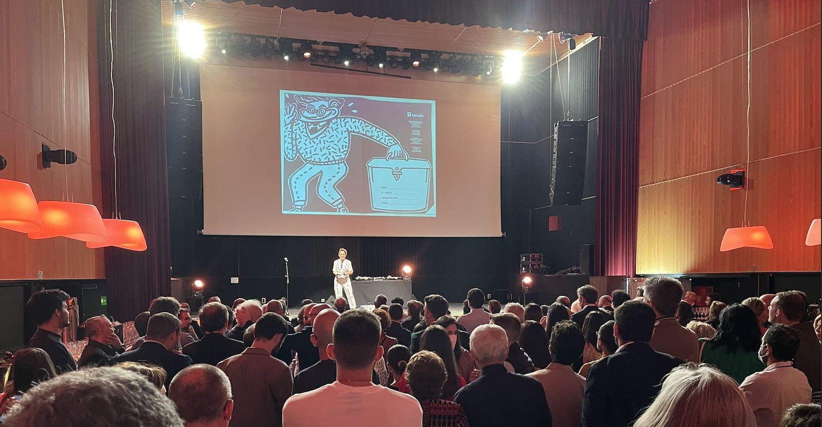 Evento de celebración del 40 aniversario de Tórculo, presentado por Cris Iglesias.