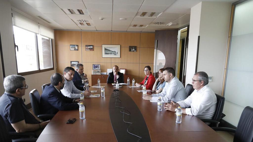 Un momento de las visitas.