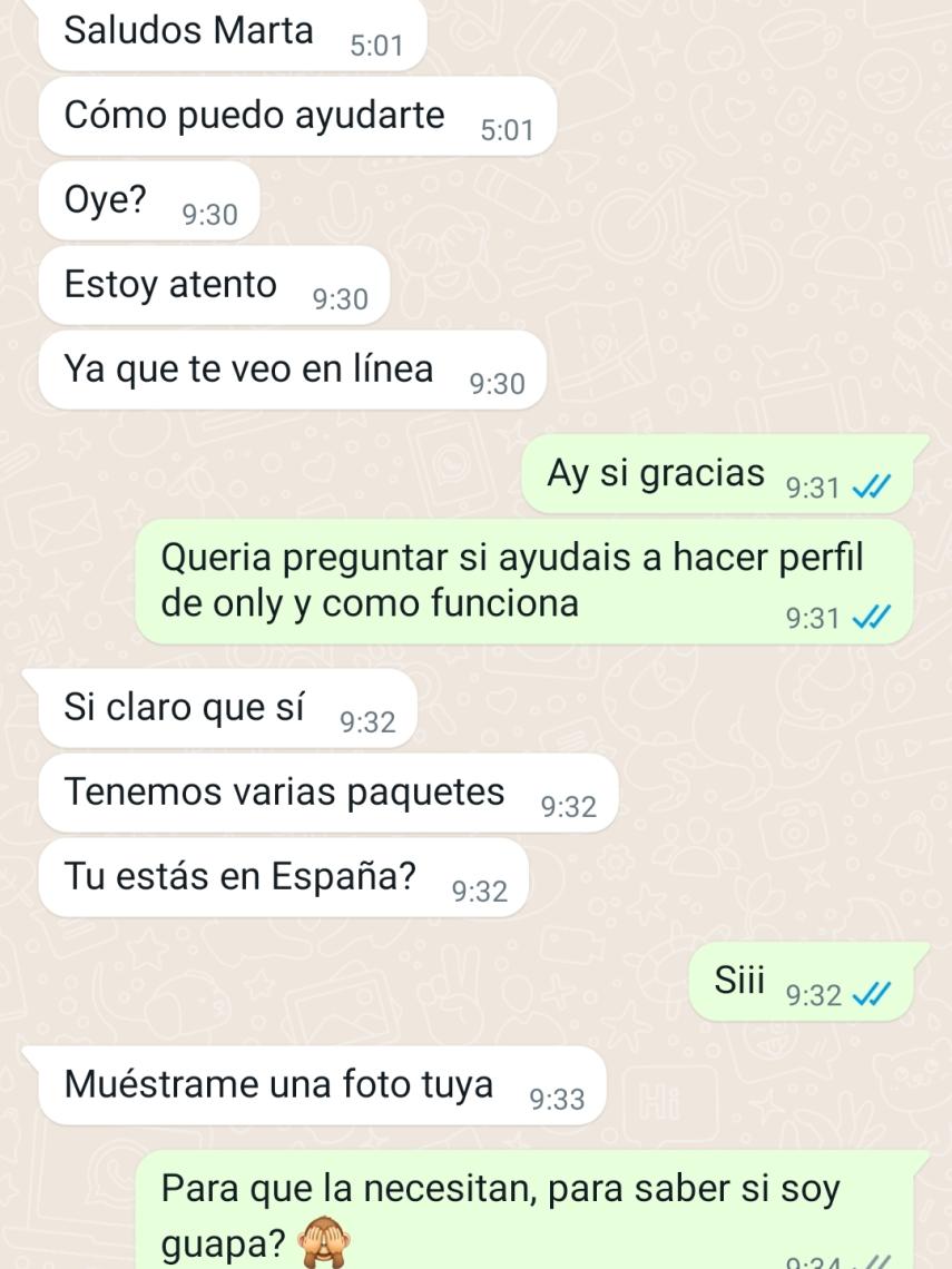 La agencia Onlyfans.agencia tiene un estilo agresivo y pide fotos a las posibles nuevas modelos antes de ayudarles.