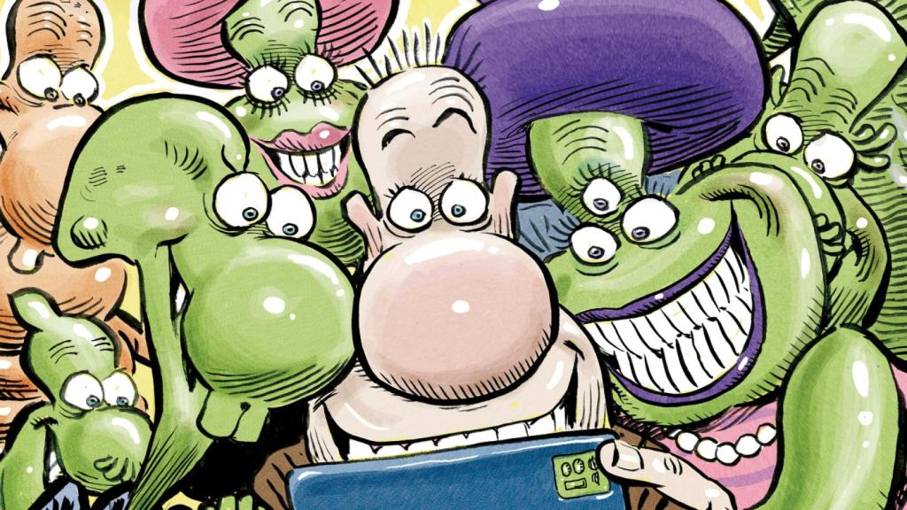 Detalle de la portada del integral de 'Goomer', de Ricardo y Nacho (Norma Editorial)