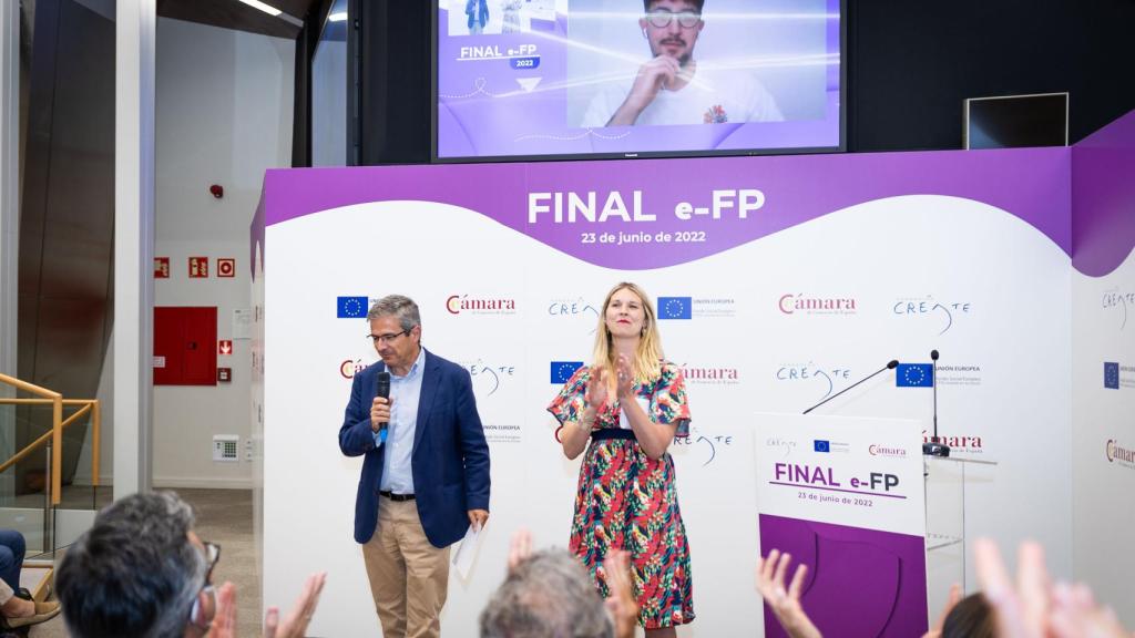 Acto de celebración de la final de los Premios e-FP