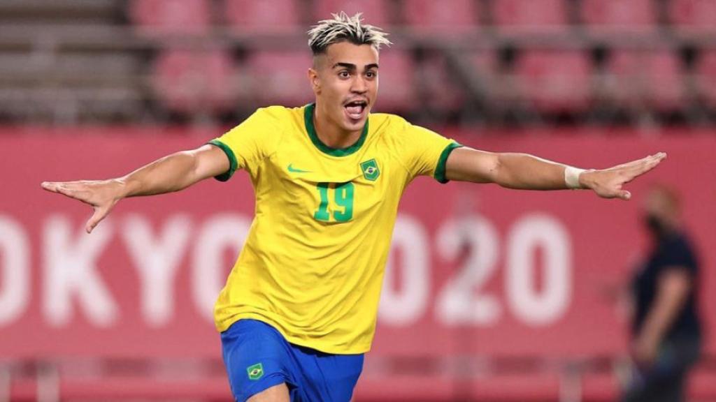 Reinier Jesus, con la selección olímpico de Brasil
