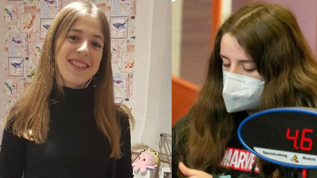 Lucía Carnero (izquierda) y Laura Freitas (derecha), las alumnas de Castilla-La Mancha con la nota más alta en la EvAU.